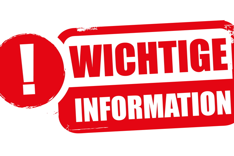 Wichtige Information 349153223