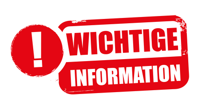 Wichtige Information 349153223